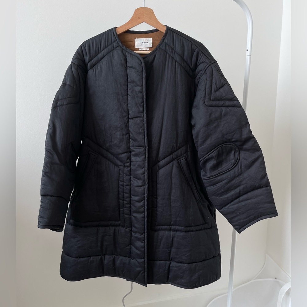 [ISABEL MARANT ÉTOILE] Black Nao Padded Jacket | 38